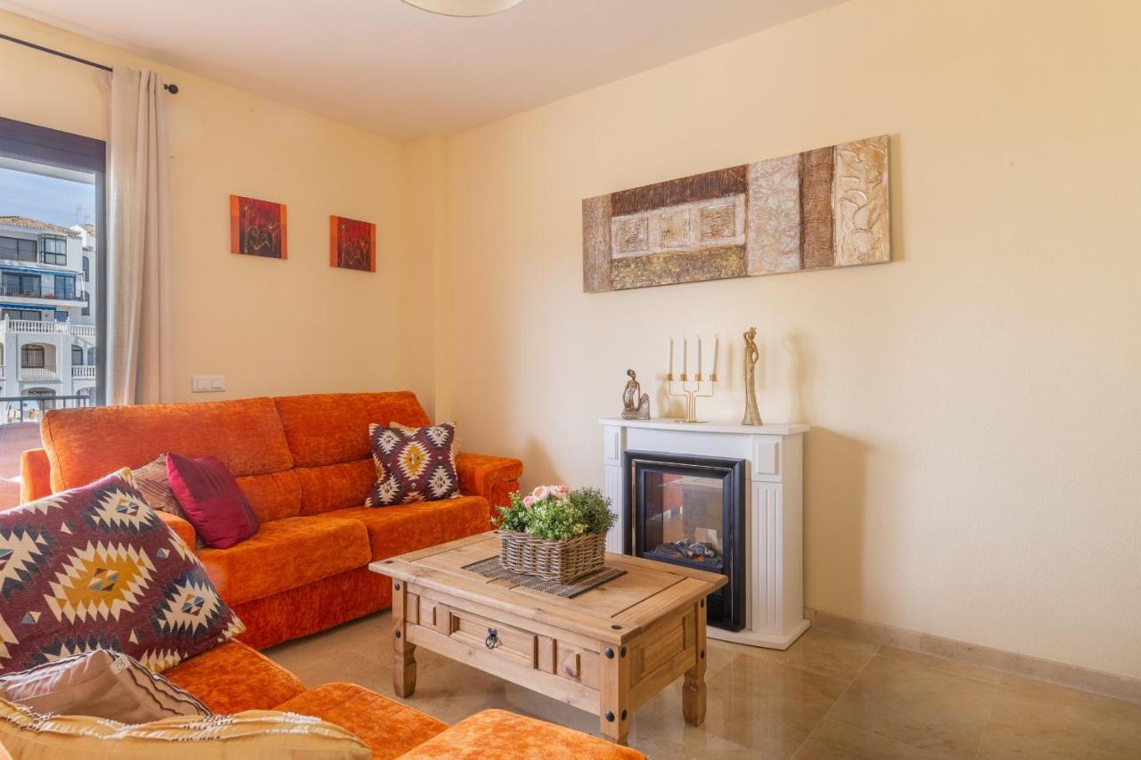 2261-Superb Apt On The Beach, On Duquesa Harbour Manilva Buitenkant foto