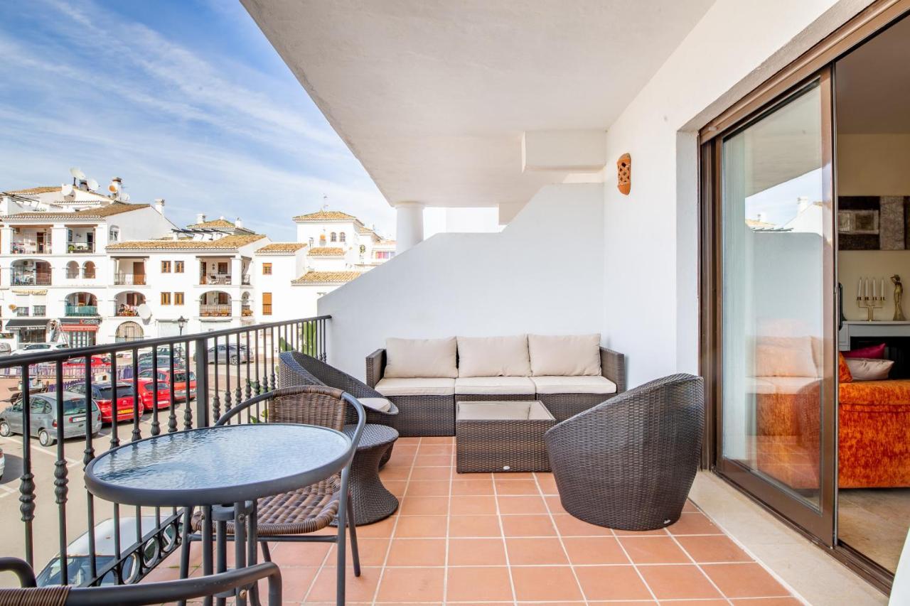 2261-Superb Apt On The Beach, On Duquesa Harbour Manilva Buitenkant foto